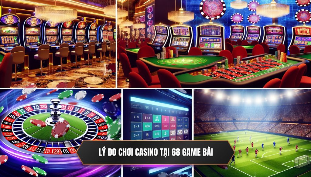 Lý do chơi casino tại 68 game bài